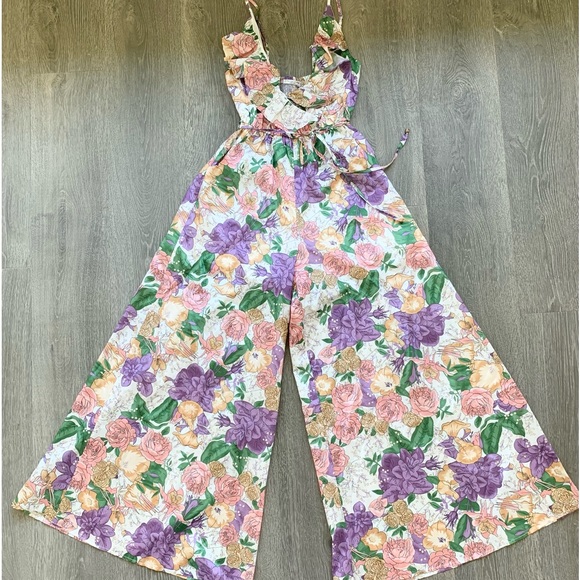 One & Only Floral Print Jumpsuit - Picture 2 of 11